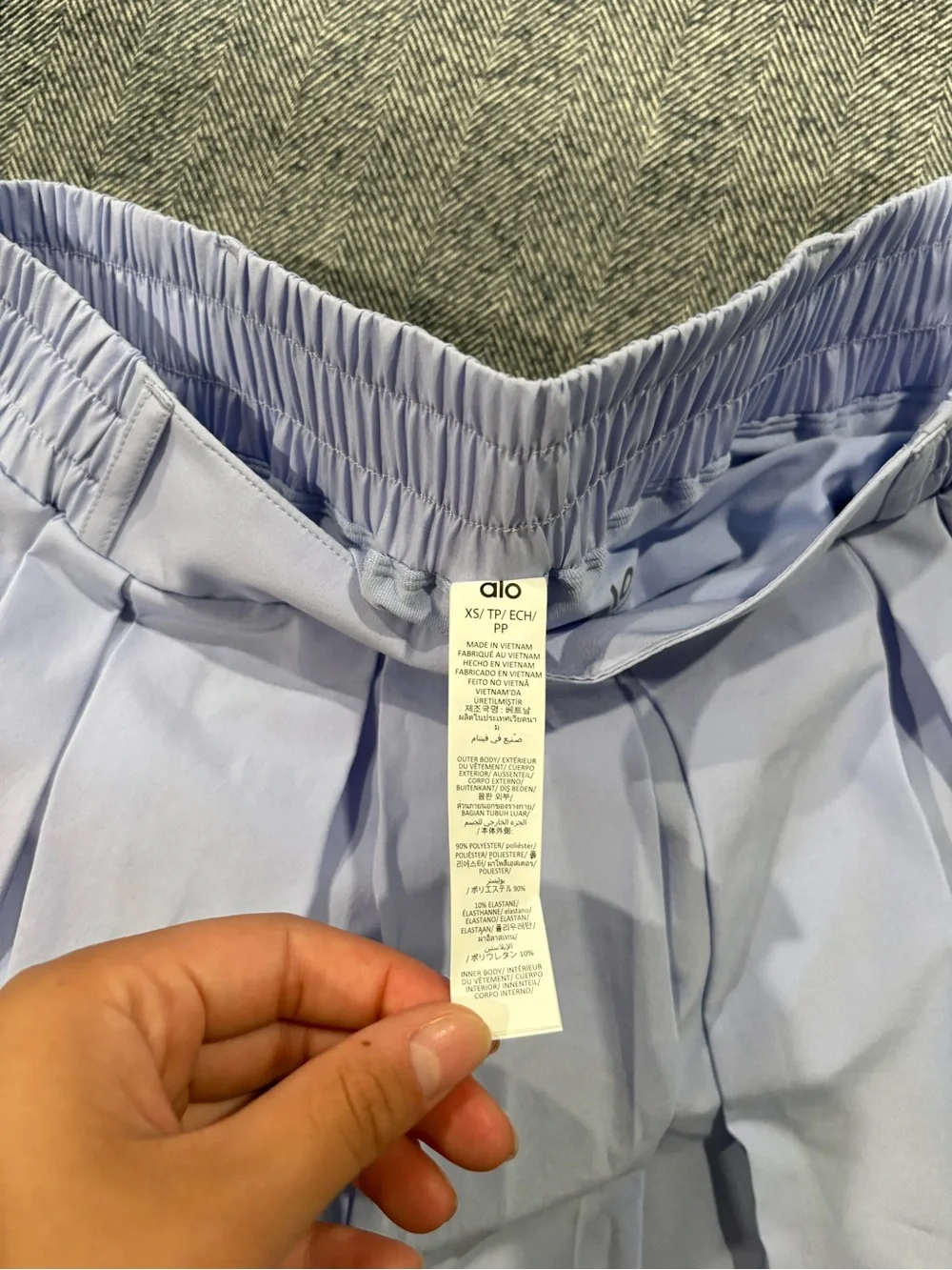 alo rally tennis skirt | size xs